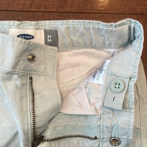 Pale Blue Old Navy Capri Pants - Picture 3 of 6